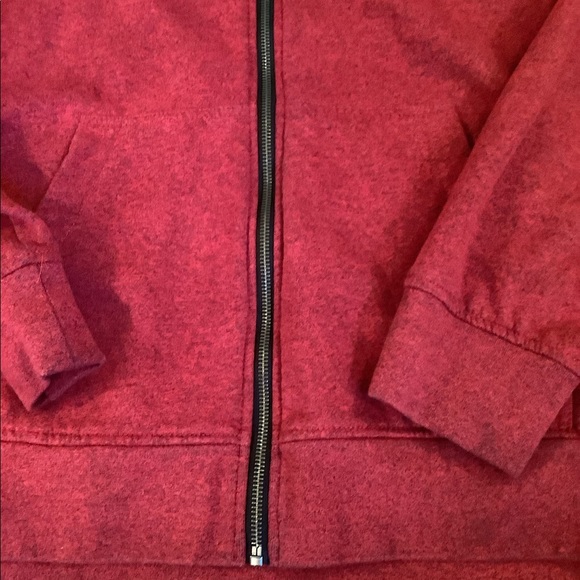 Zine clothing Red & Black Hooded Sweatshirt - Picture 2 of 7